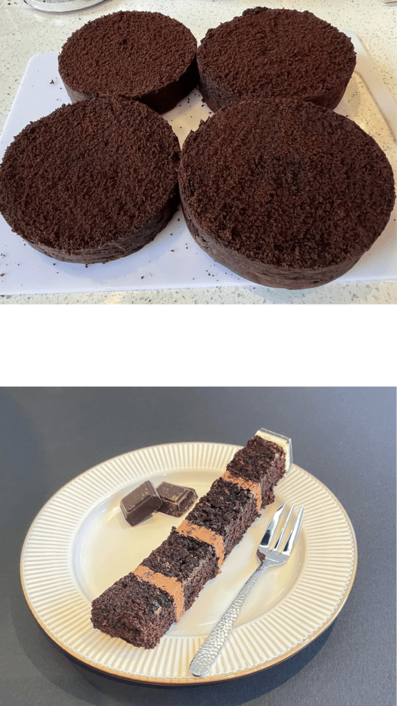 Rich chocolate sponge with a luxurious chocolate buttercream